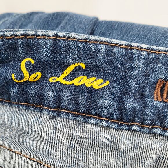 KUT from the Kloth So Low Kate Low-Rise Skinny Blue Jeans Women's Size 10 - Picture 8 of 12